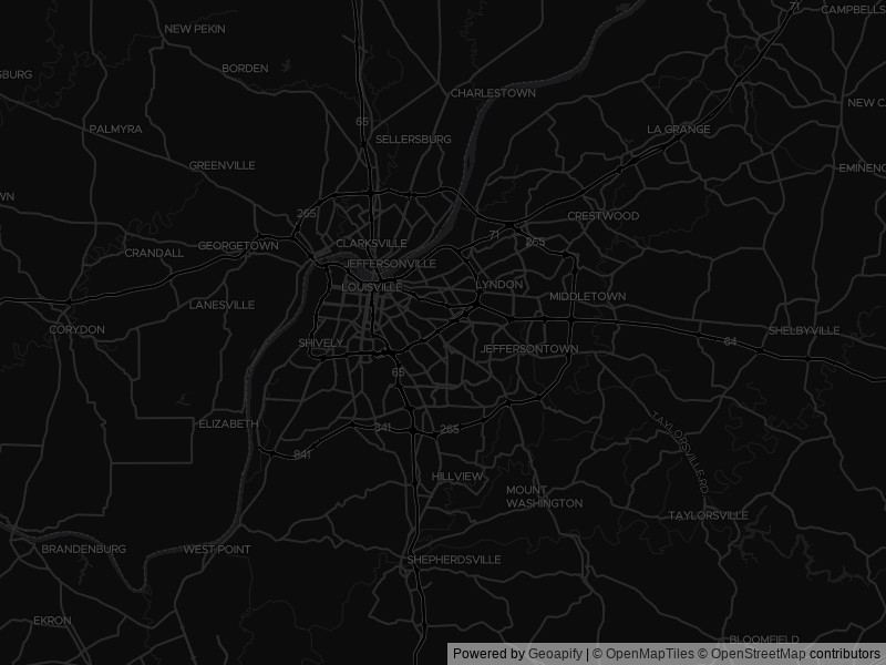 Map of recent public-records changes across Louisville
