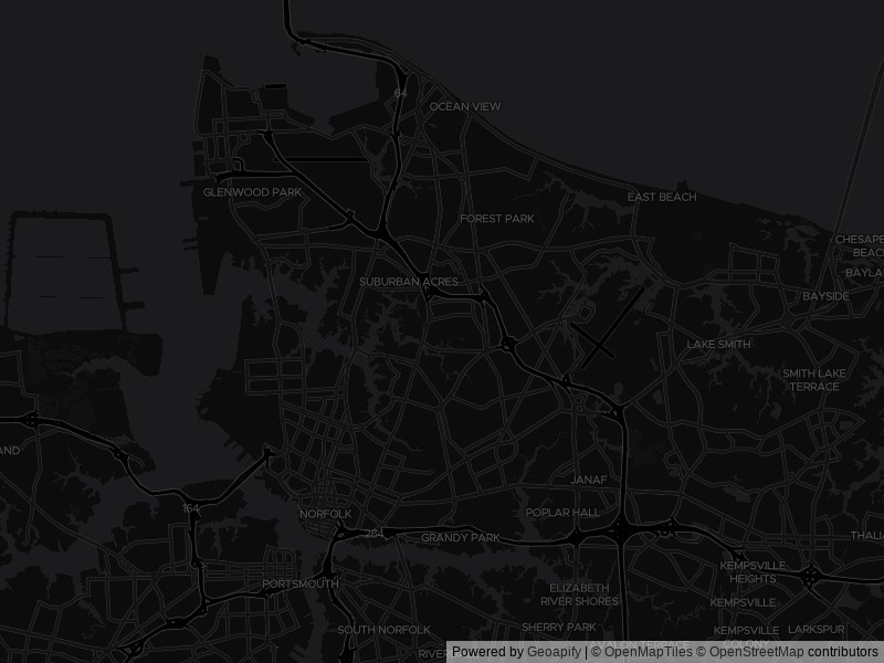 Map of recent public-records changes across Norfolk