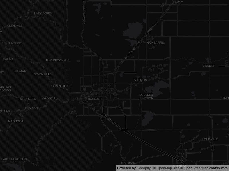 Map of recent public-records changes across Boulder