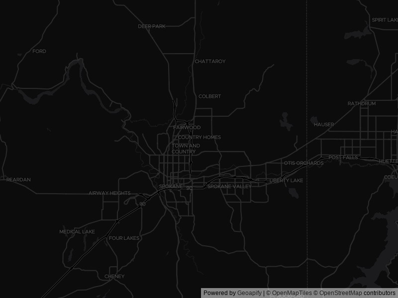 Map of recent public-records changes across Spokane