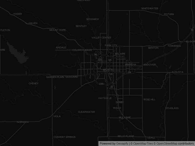 Map of recent public-records changes across Wichita