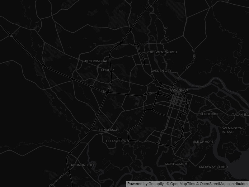 Map of recent public-records changes across Savannah