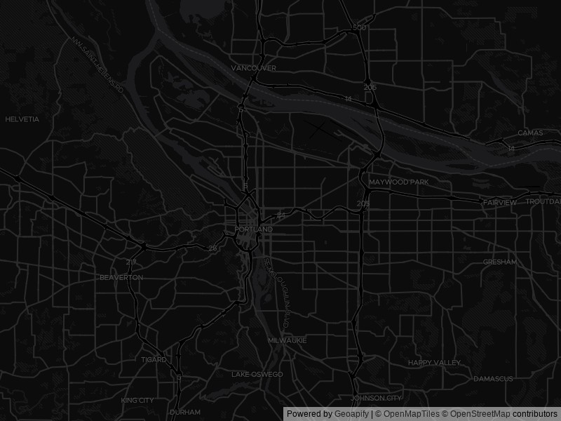 Map of recent public-records changes across Portland