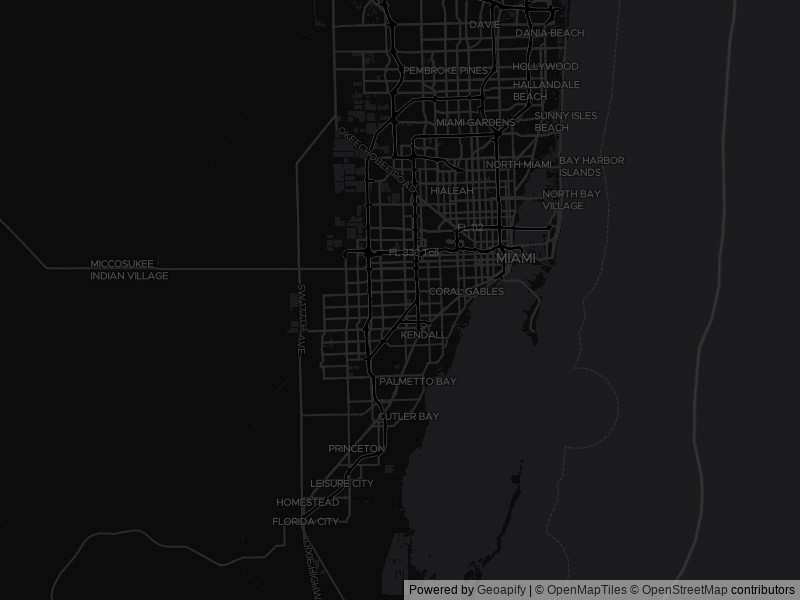 Map of recent public-records changes across Miami