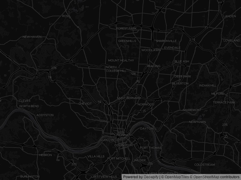Map of recent public-records changes across Cincinnati