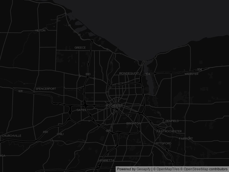 Map of recent public-records changes across Rochester