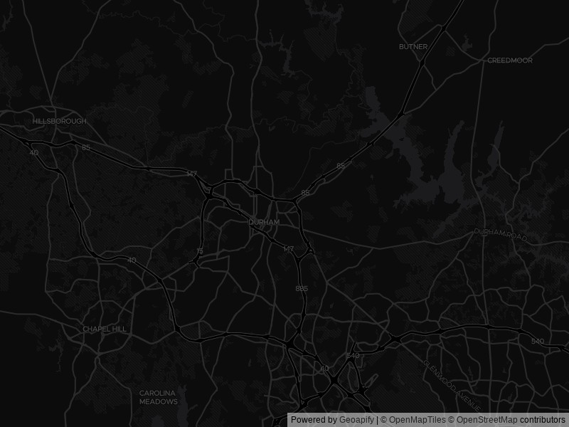 Map of recent public-records changes across Durham