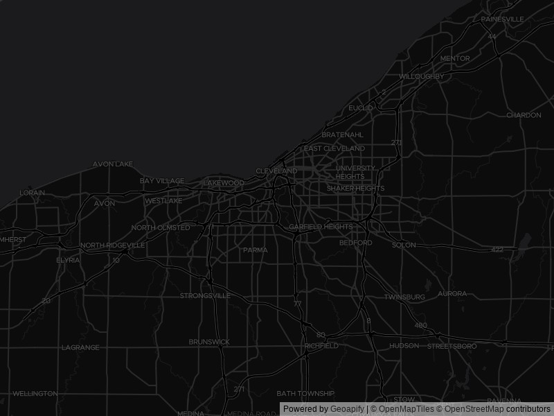 Map of recent public-records changes across Cleveland