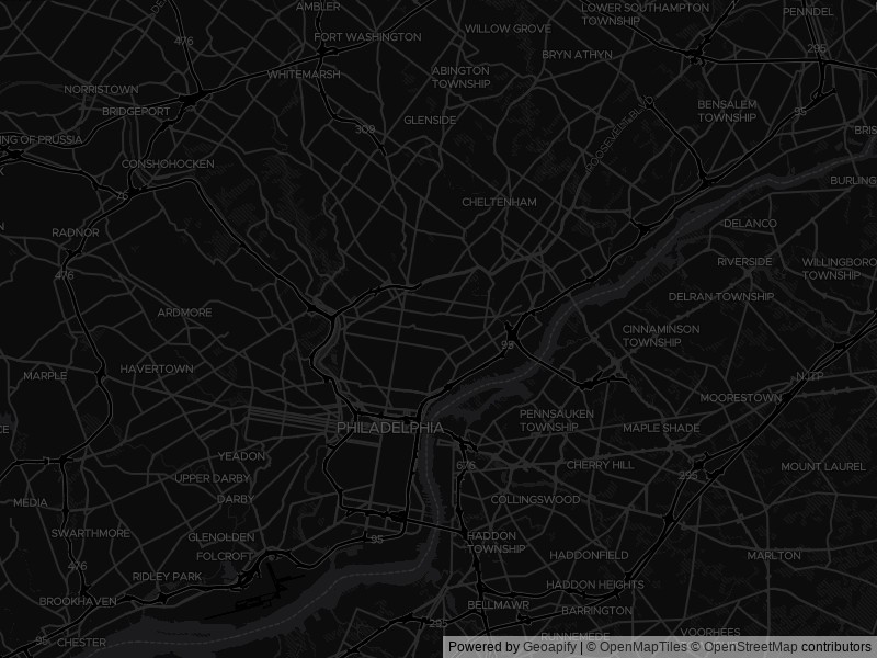 Map of recent public-records changes across Philadelphia