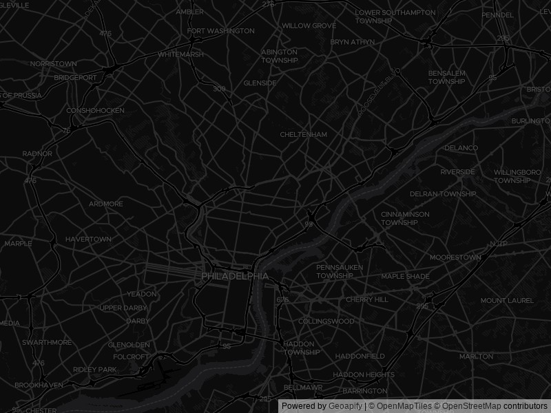 Map of recent public-records changes across Philadelphia