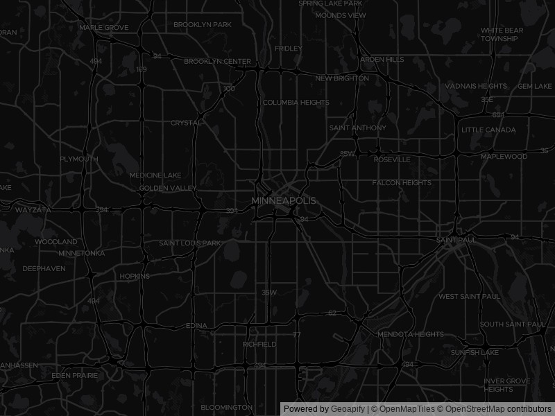 Map of recent public-records changes across Minneapolis