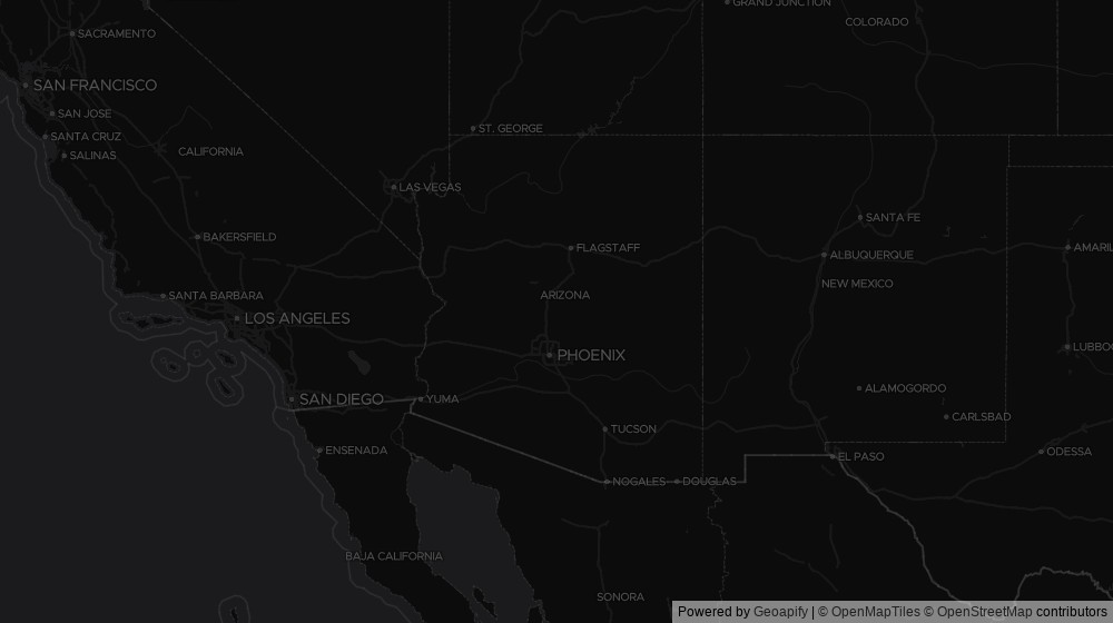 Map of the 2 Arizona cities DeltaVisor tracks