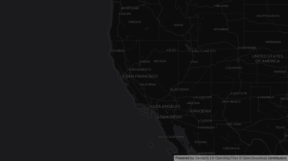 Map of the 4 California cities DeltaVisor tracks