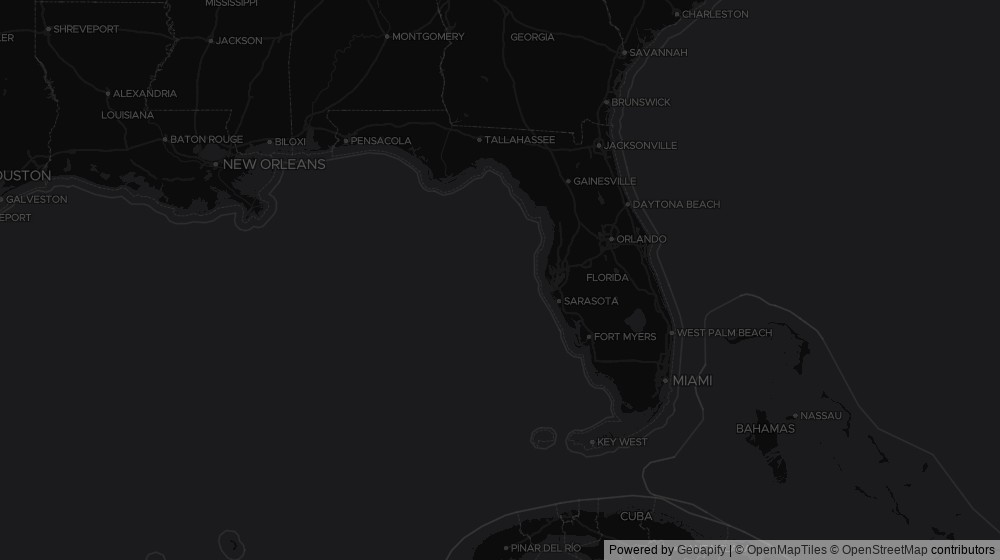 Map of the 3 Florida cities DeltaVisor tracks