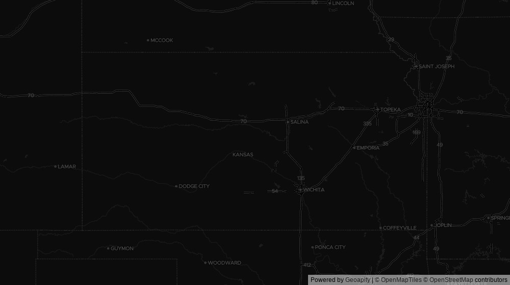 Map of the 1 Kansas city DeltaVisor tracks