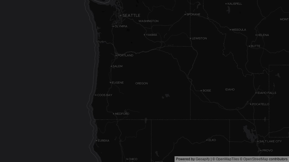 Map of the 1 Oregon city DeltaVisor tracks
