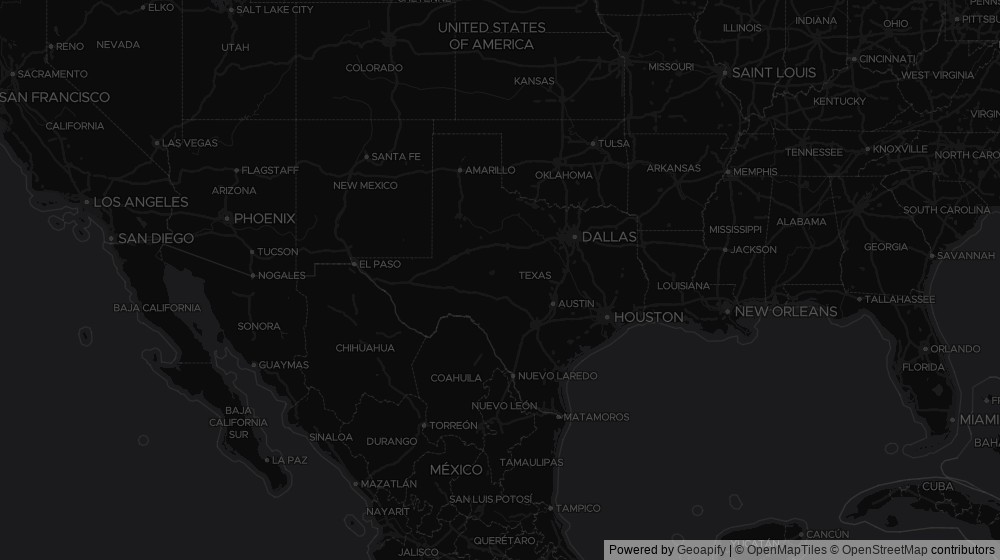 Map of the 2 Texas cities DeltaVisor tracks