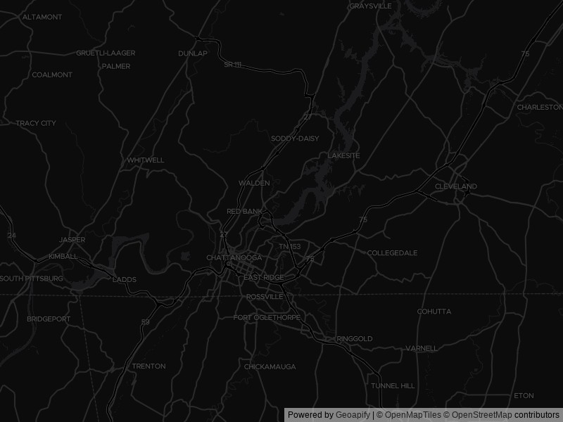Map of recent public-records changes across Chattanooga