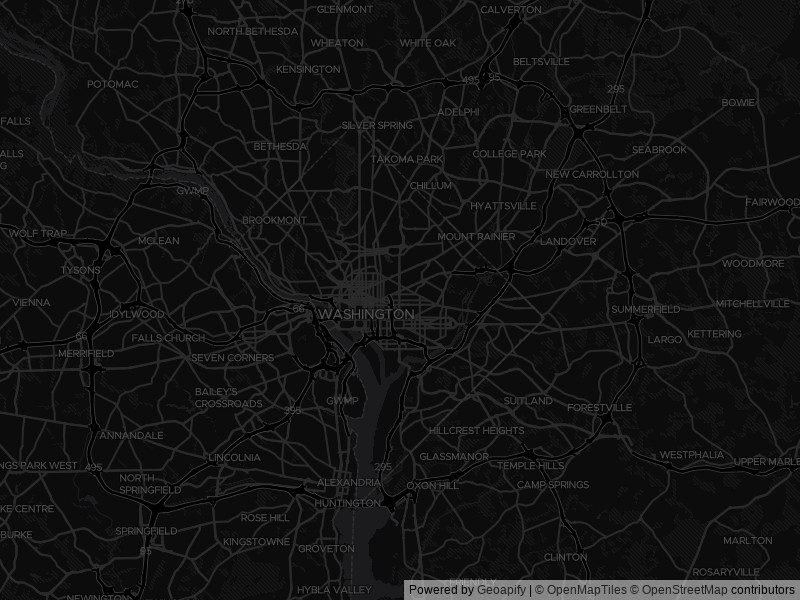 Map of recent public-records changes across Washington DC