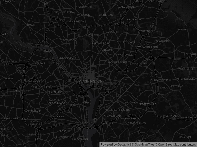 Map of recent public-records changes across Washington DC